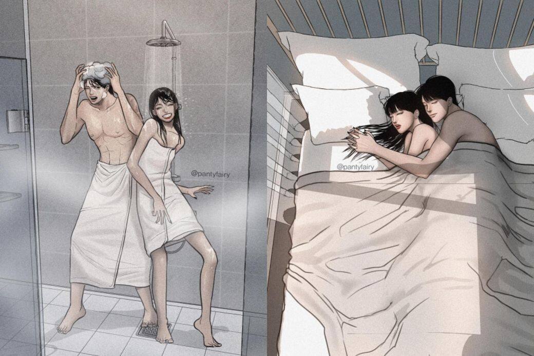 pantyfairy(@pantyfairy)情侶插畫 情侶日常 couple illustration illustrator IG pantyfairy(@pantyfairy)情侶插畫 情侶日常 couple illustration illustrator IG