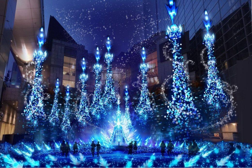 東京的汐留,以往也是觀賞聖誕燈飾的熱門之選 東京的汐留,以往也是觀賞聖誕燈飾的熱門之選