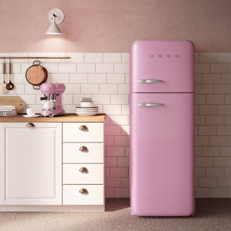 Smeg FAB30RRO1 293L 雙門雪櫃 (粉紅色) Smeg FAB30RRO1 293L 雙門雪櫃 (粉紅色)