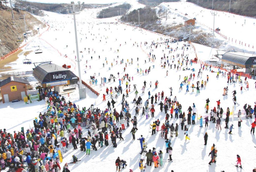 距離釜山車程約90分鐘的伊甸園山谷滑雪渡假村 距離釜山車程約90分鐘的伊甸園山谷滑雪渡假村
