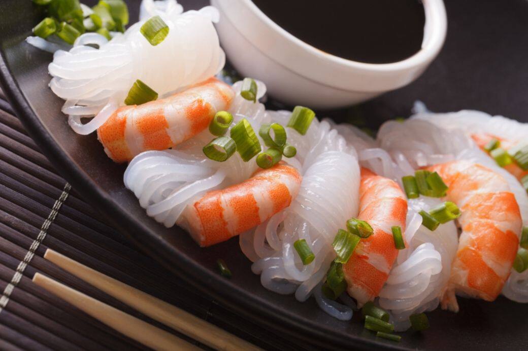 醬油拌芋絲鮮蝦 宵夜 食譜 健康 late night snack recipe 醬油拌芋絲鮮蝦 宵夜 食譜 健康 late night snack recipe