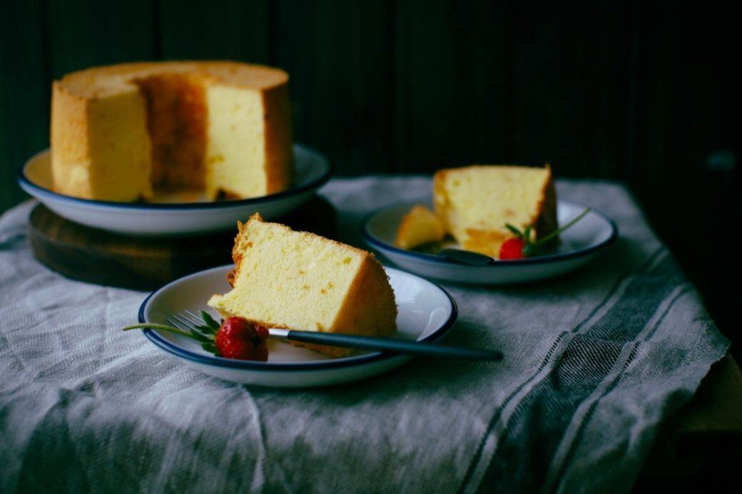 Lemon chiffon cake recipe 戚風 蛋糕食譜 Lemon chiffon cake recipe 戚風 蛋糕食譜