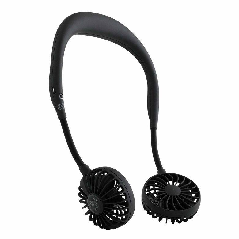 消暑度:***(5星最高)最近大熱的掛頸風扇,遠看以為是Headphone,原來兩把「聽筒」是風 消暑度:***(5星最高)最近大熱的掛頸風扇,遠看以為是Headphone,原來兩把「聽筒」是風