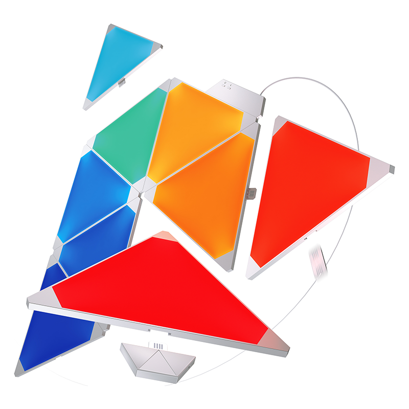 Light Panel 三角形智能照明燈板 (9 塊裝 + 1 節奏模塊) Light Panel 三角形智能照明燈板 (9 塊裝 + 1 節奏模塊)