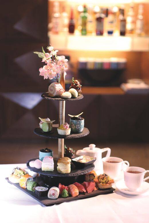 馬哥孛羅香港酒店之大堂酒廊推出「和風下午茶」，提供一系列美味小巧的