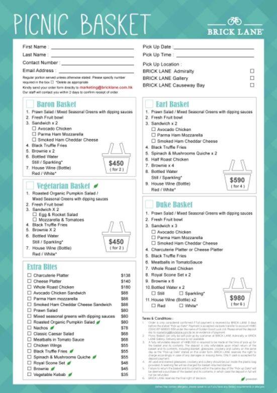 Brick Lane 野餐外賣 野餐食物 食品 現成 picnic delivery food takeaway Brick Lane 野餐外賣 野餐食物 食品 現成 picnic delivery food takeaway