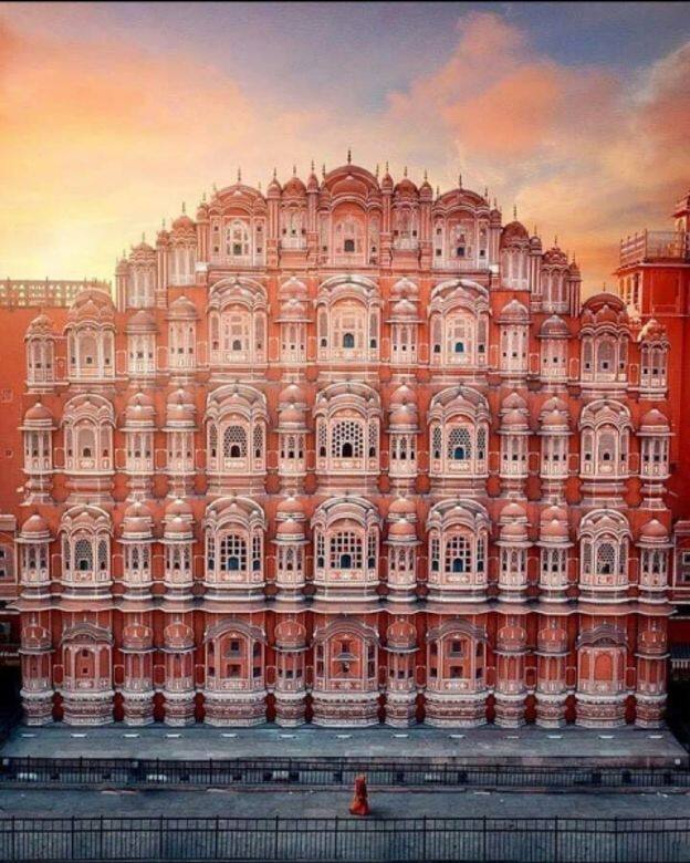 印度-風之宮 Hawa Mahal Travel pink places 粉紅色 打卡 景點 印度-風之宮 Hawa Mahal Travel pink places 粉紅色 打卡 景點