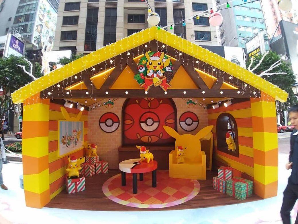 一眾Pokémon準備帶各訓練家進入9大聖誕夢幻拍照專區, 表情多多的皮卡 一眾Pokémon準備帶各訓練家進入9大聖誕夢幻拍照專區, 表情多多的皮卡