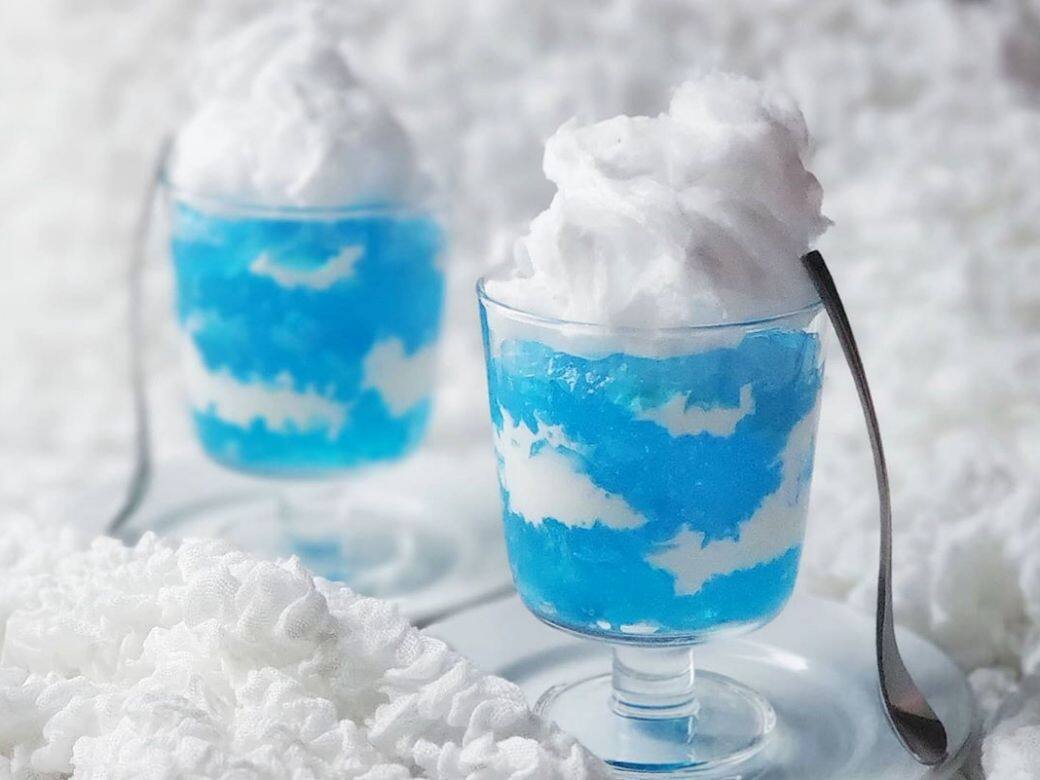 超夢幻「藍天白雲果凍飲」做法公開！夏日果凍食譜推介