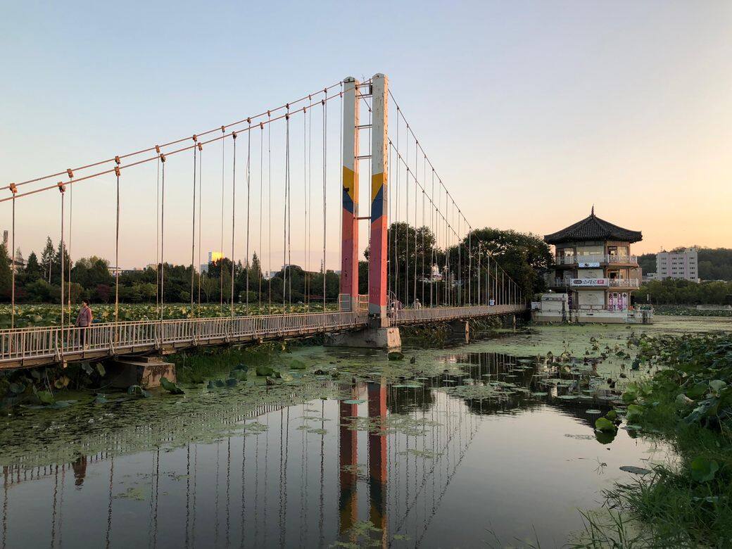 位於德津公園大橋入口對面的這間小木屋Cafe,店主是擁有多項咖啡師證 位於德津公園大橋入口對面的這間小木屋Cafe,店主是擁有多項咖啡師證