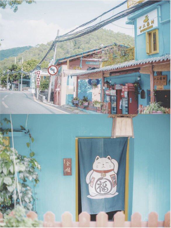 除海灘之外,官湖村附近的小道亦日系感十足 除海灘之外,官湖村附近的小道亦日系感十足