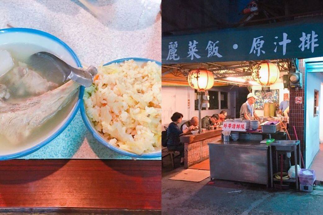店子懷舊簡單,只有幾張椅子,賣的東西也超簡單,只有高麗菜飯、原汁排骨 店子懷舊簡單,只有幾張椅子,賣的東西也超簡單,只有高麗菜飯、原汁排骨