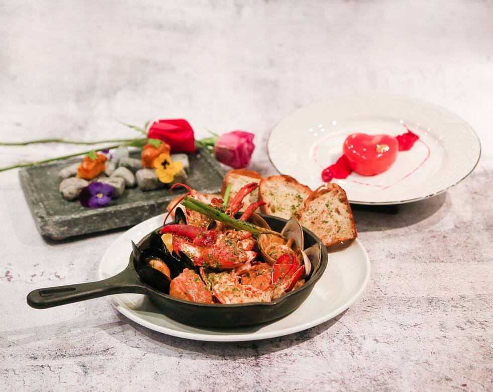 帝樂文娜公館的著名北歐餐廳FINDS推出五道菜浪漫情人節套餐「The Ultimate Love」，以