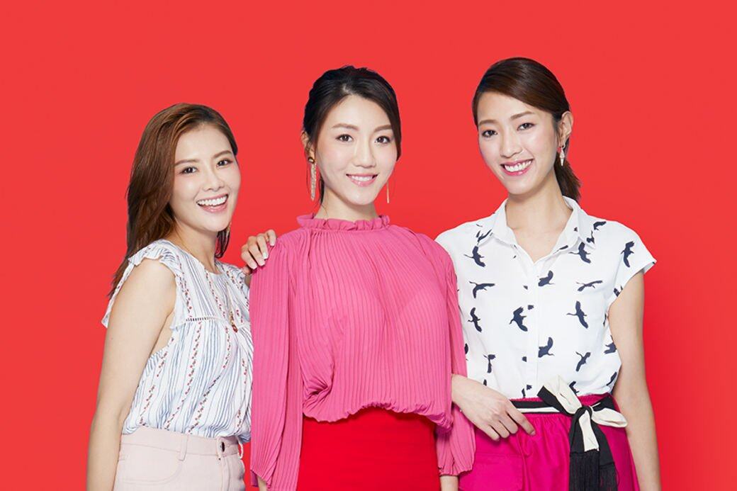 左起:Florence、Nicole及Emma 左起:Florence、Nicole及Emma