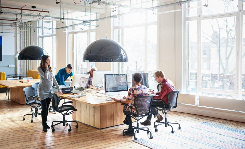 開放式, 職場, 辦公室, office 開放式, 職場, 辦公室, office