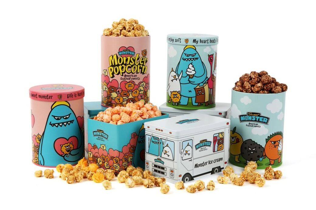 SWEET MONSTER, 爆谷, 熱飲, 咖啡, 杏仁 SWEET MONSTER, 爆谷, 熱飲, 咖啡, 杏仁