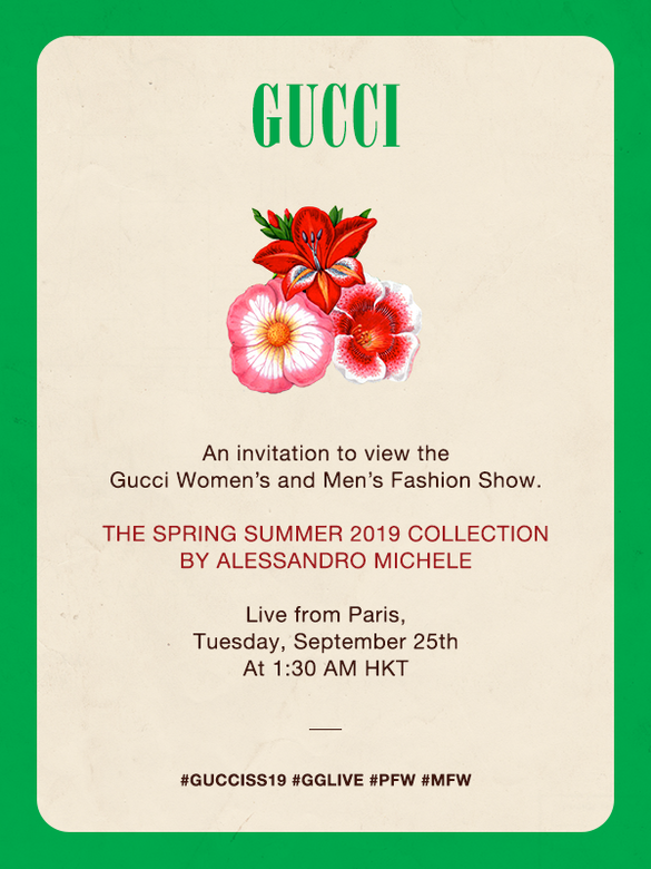 Gucci 2019春夏時裝展