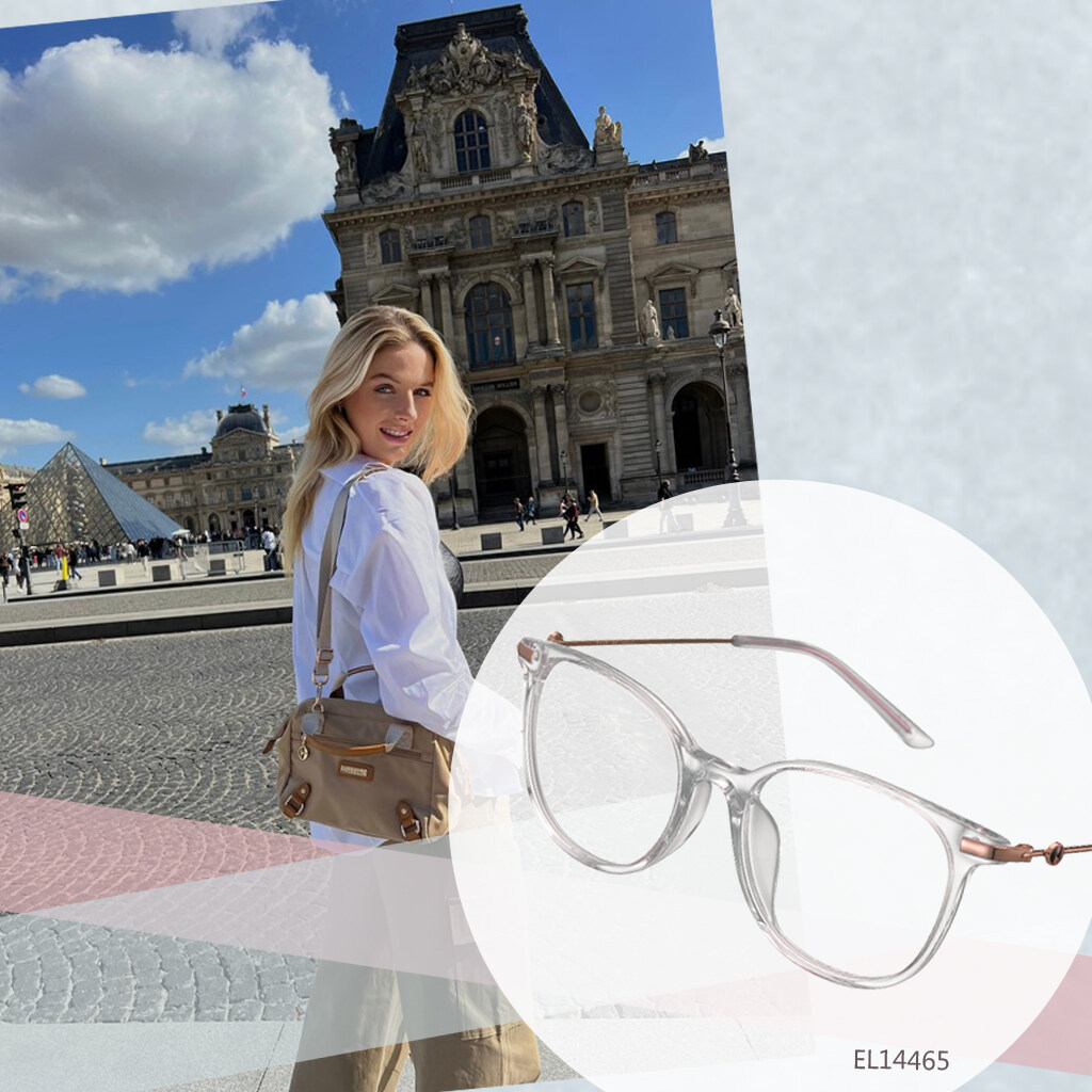 輕盈精緻的法式魅力！以ELLE 2023春夏眼鏡系列演繹4款時尚造型