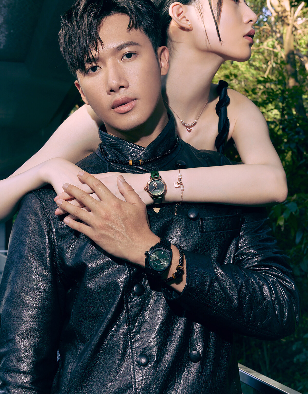 日與夜的時尚自信魅力！Stanley演繹Emporio Armani 2023秋冬腕錶及首飾新作