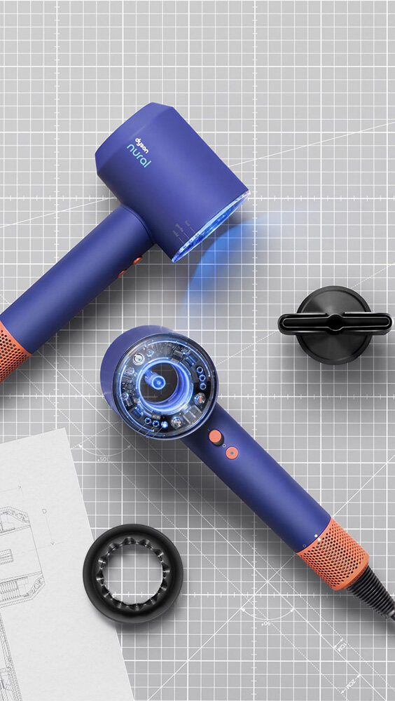 Dyson Supersonic Nural™風筒 以全新智能感測科技 自動調溫以保養頭皮