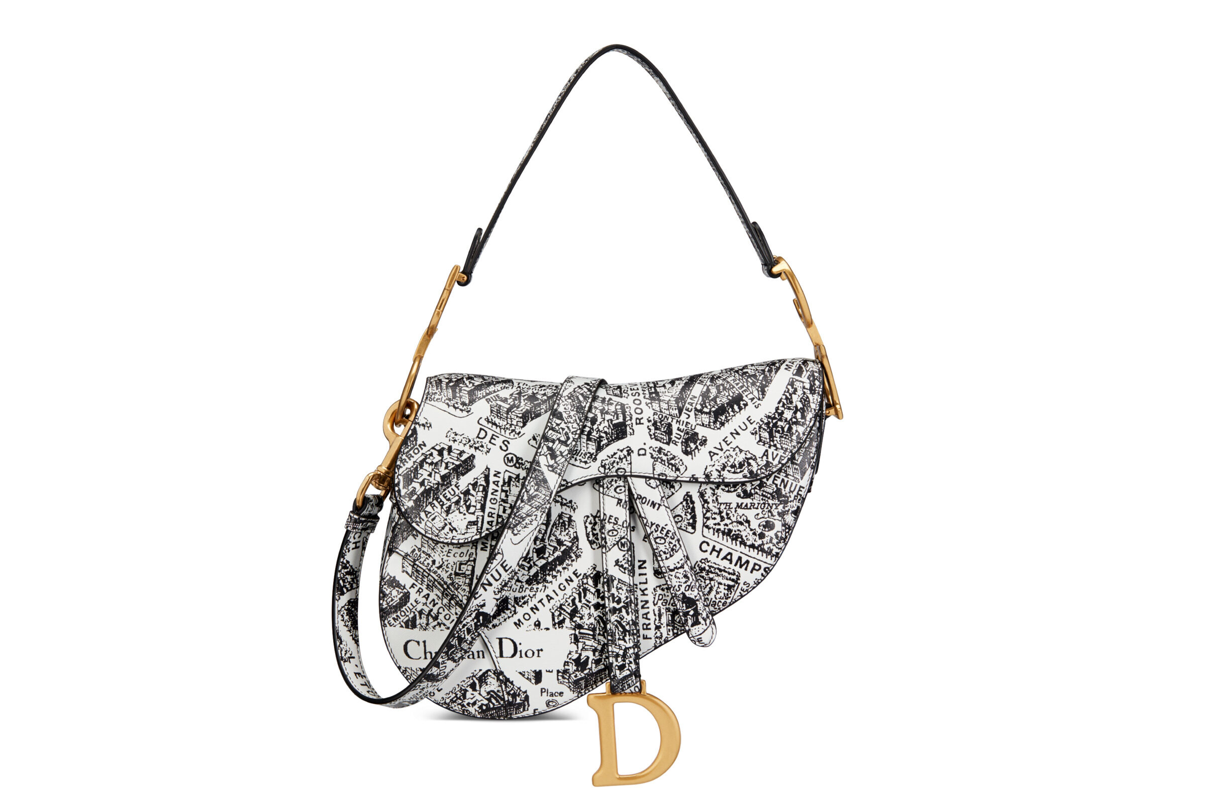 Dior Saddle 馬鞍袋連肩帶（$31,500）
