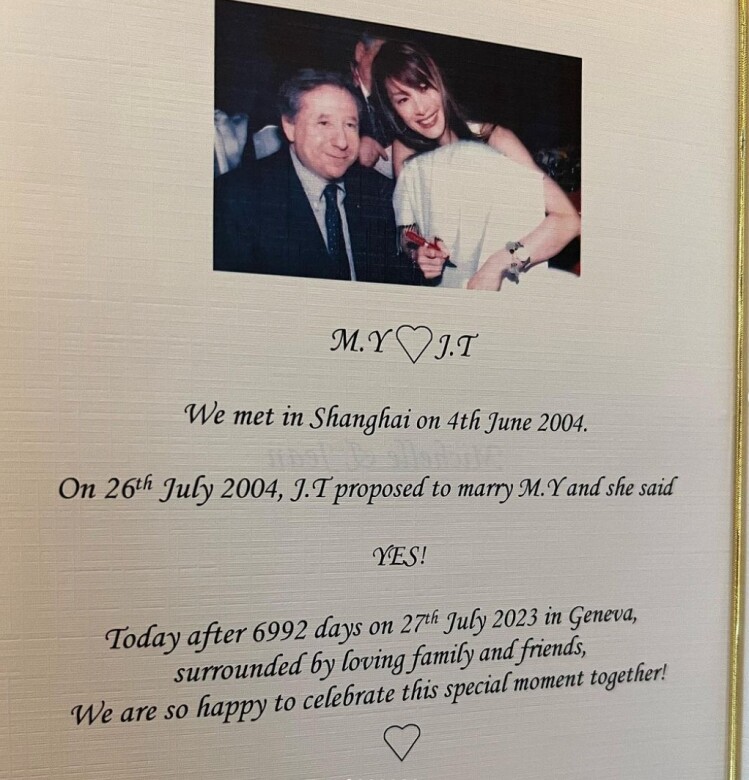 結束19年愛情長跑！楊紫瓊與前法拉利總裁Jean Todt訂婚 ，她坦然接受這個遺憾？