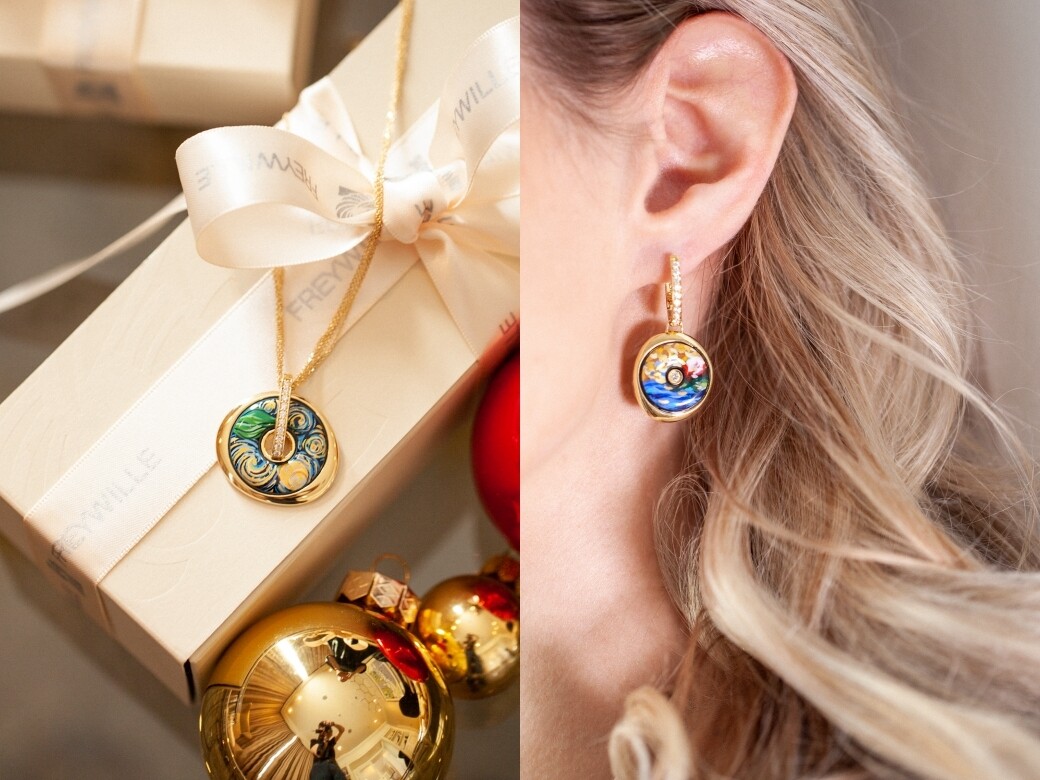 殿堂級維也納珠寶品牌FREYWILLE把莫奈名畫融入設計中，完美結合優雅與魅力！