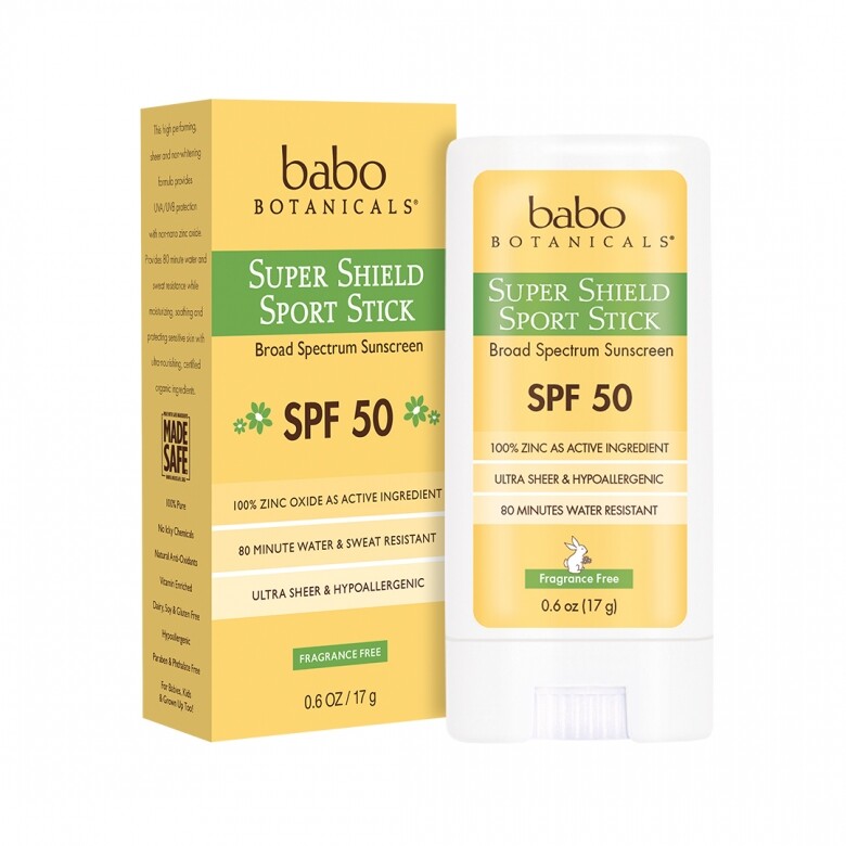 Babo Botanicals Super Shield Sport Stick Broad Spectrum Sunscreen SPF50 礦物超級防曬棒 $115