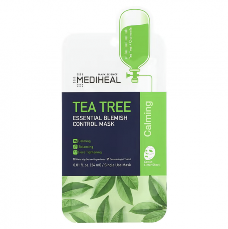 MEDIHEAL Tea Tree Essential Blemish Control Mask 茶樹精華除痘美容面膜 $63