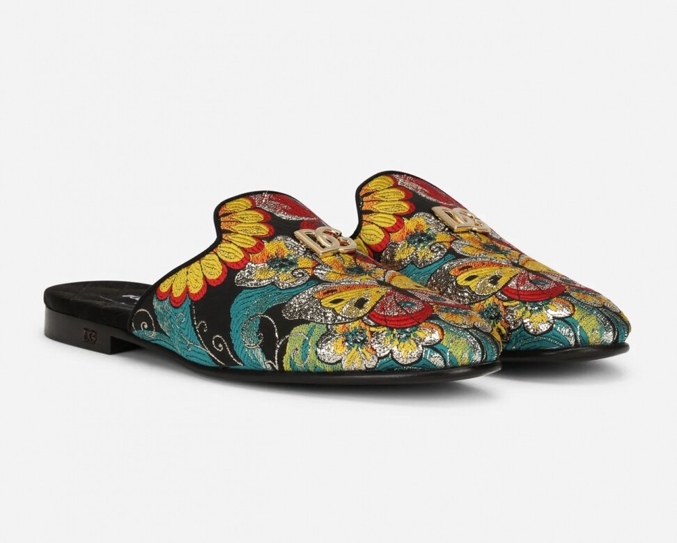 Dolce & Gabbana提花拖鞋（$6,900）