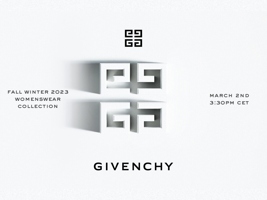 Givenchy將於香港時間3月2