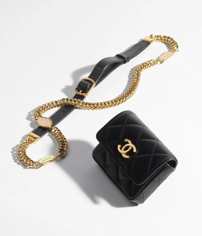 Chanel小羊皮腰包 $18,600