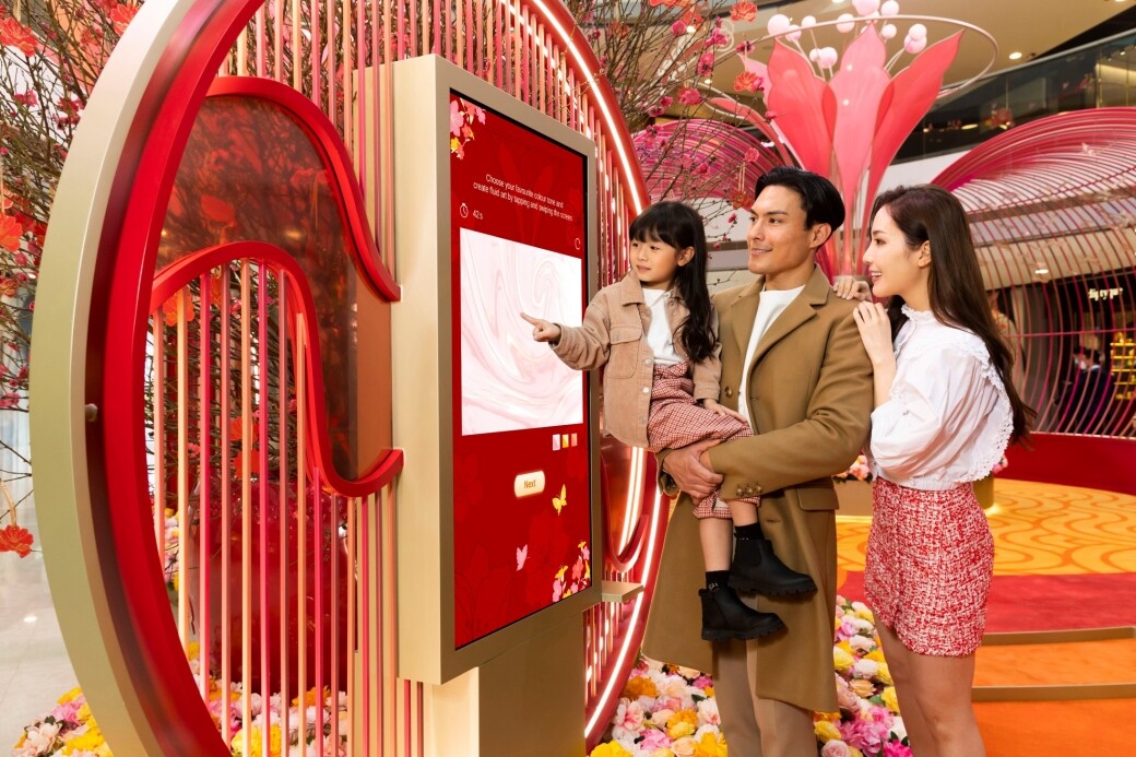 農曆新年好去處2023：香港ifc商場 - 「彩蝶錦簇庭園」新春花藝裝置