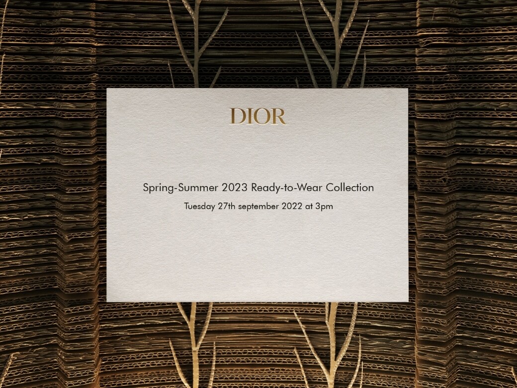 同步收看!Dior 2023春夏巴黎時裝騷直播 同步收看!Dior 2023春夏巴黎時裝騷直播