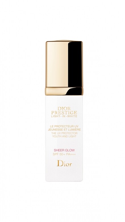 Dior Prestige Light-in-White The UV Protector Youth and Light Sheer Glow SPF50+ PA+++ 玫瑰花蜜純白煥光全效防曬乳液
