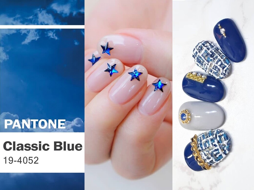 【2020 Pantone】年度流行色經典藍!10款低調顯白Gel甲款式推介! 【2020 Pantone】年度流行色經典藍!10款低調顯白Gel甲款式推介!
