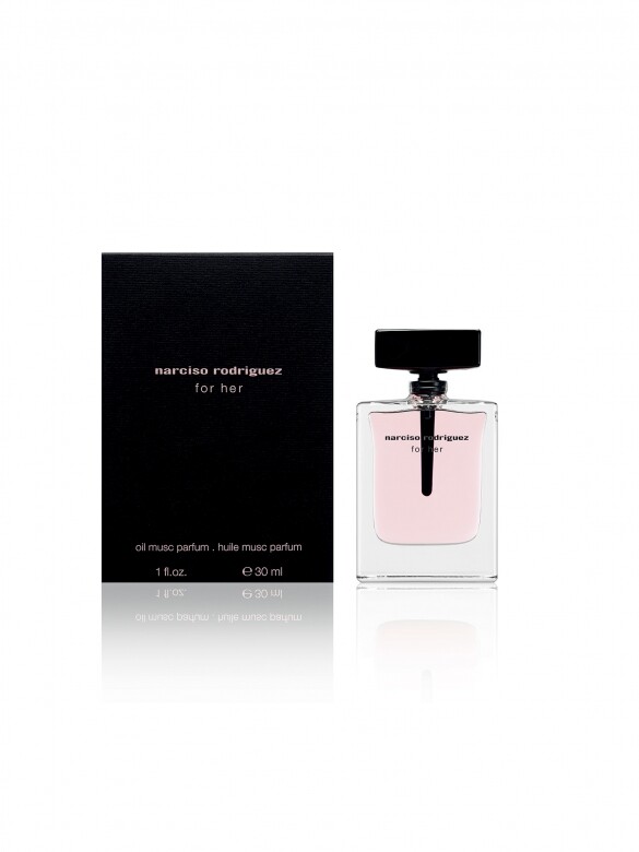 for her oil musc parfum（$830 / 30ml Narciso Rodriguez）