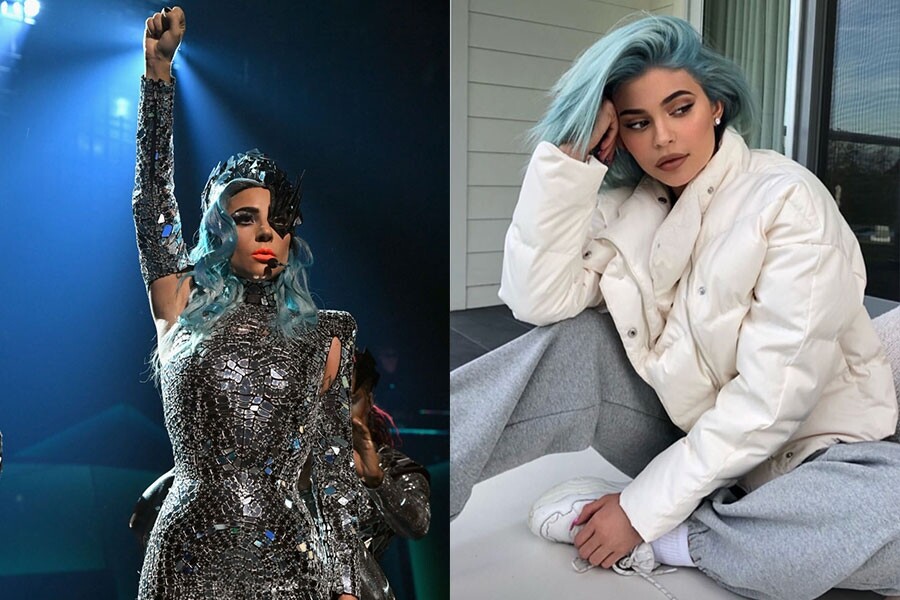 2019 染髮潮流！由 Lady Gaga 和 Kylie Jenner 帶起冰藍熱潮！