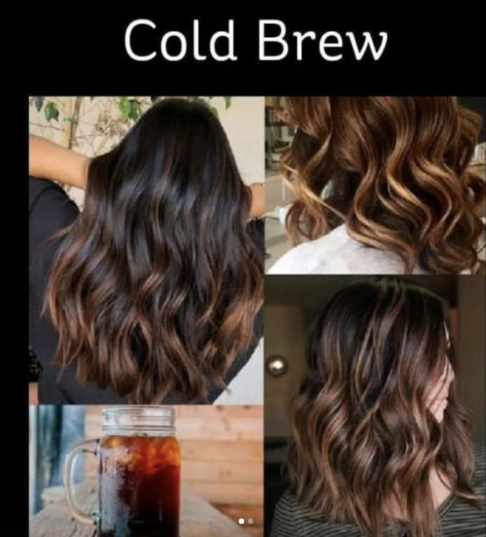 冷萃咖啡髮色Cold Brew Hair利用深淺色階的對比冷萃咖啡髮色（Cold Brew Hair），以冷暖