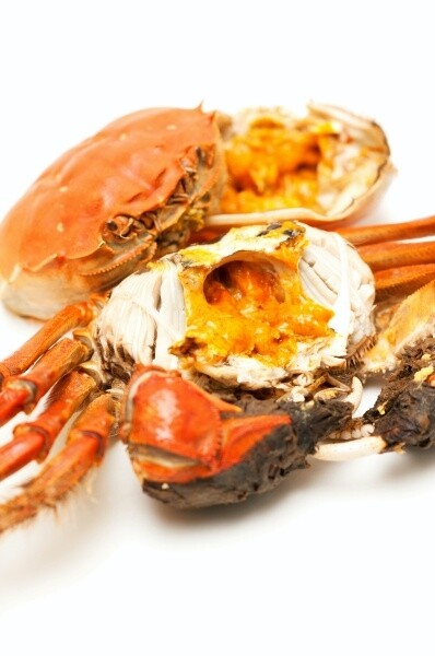 由於大閘蟹比一般蟹有更多金黃色蟹膏，蟹膏（蟹羔）本來就是脂肪，且膽固