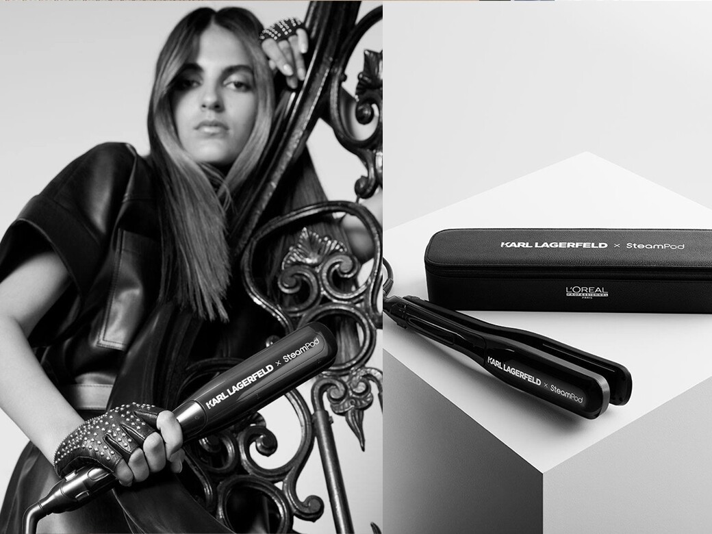 經典聯乘公開！Karl Lagerfeld團隊 x L’Oréal Professionnel 推出限量版直髮夾！