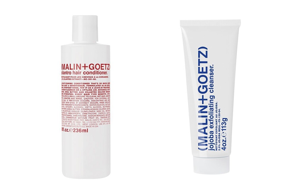 Malin+Goetz護髮素及去角質洗面乳