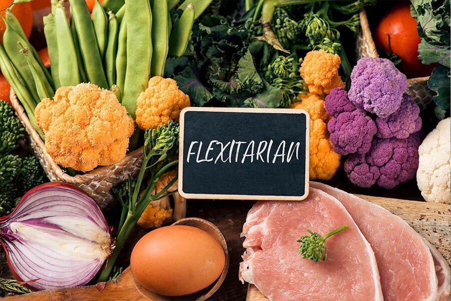 名字由「Flexible」及「Vegetarian」所組成，由註冊營養師Dawn Jackson Blatner所創，以植物性食物為主，特別