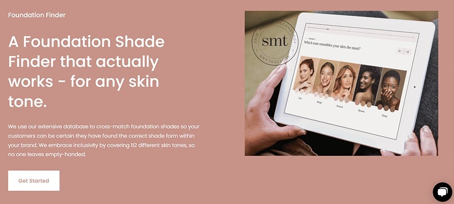 Skin Match Technology由瑞士人Estella Benz編製的人工智能美容軟件，為美容彩妝品牌和零售