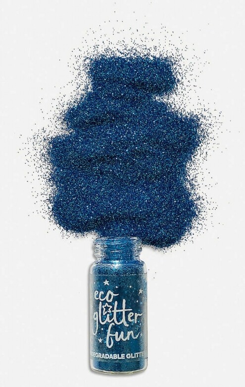 Cosmetic Glitter #Ocean Blue ($70 Eco Glitter, available at selfridges.com)