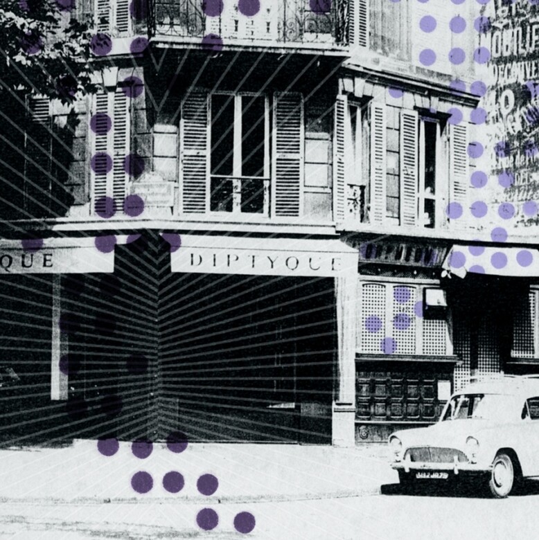 diptyque 於 60 年代在文化蓬勃發展的聖日耳曼區創建。品牌的三位創始人喜歡