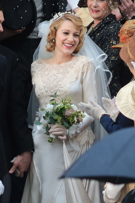 Blake Lively在Age of Adaline穿著的一件婚紗，帶有復古感，美麗得令人驚嘆！