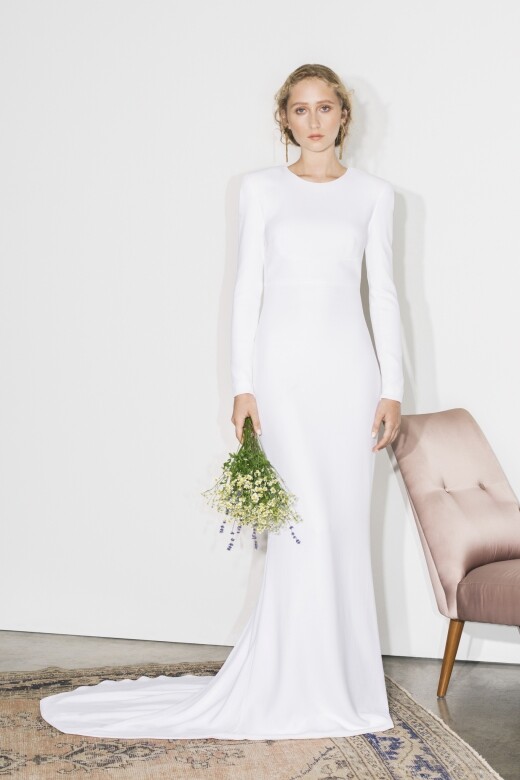 ELLE Australia – “For the modern bride - there really is something for everyone from this collection. It is streamlined, yet delicate and feminine. Like McCartney's main line, it is sustainable