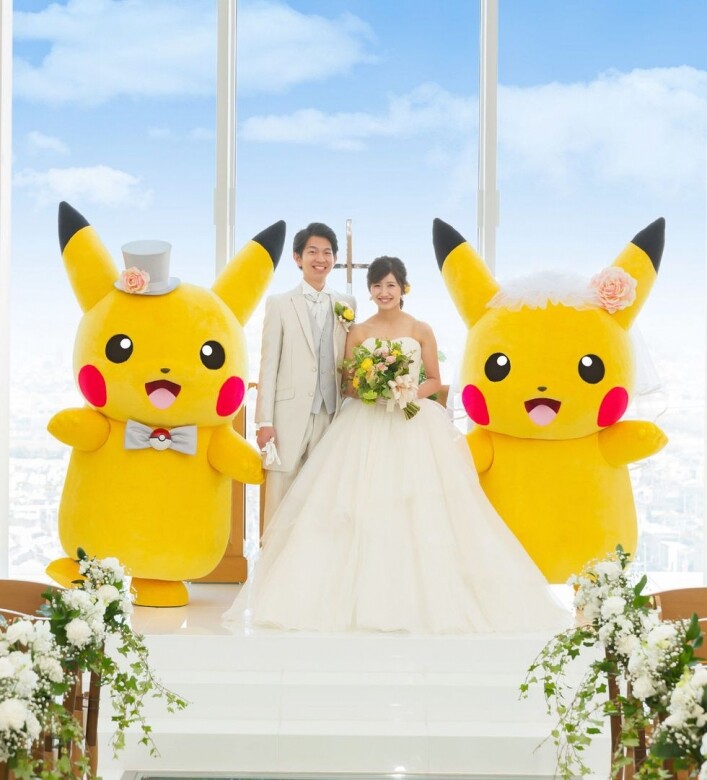 天呀！寶可夢迷如果能辦一場比卡超婚禮，簡直就是美夢成真！escrit 從東京、關