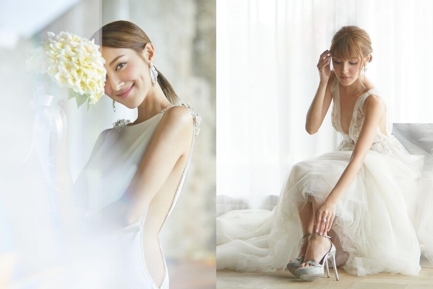 超美婚鞋原來是全球限量30對！陳凱琳婚禮行頭、婚紗、婚戒全公開